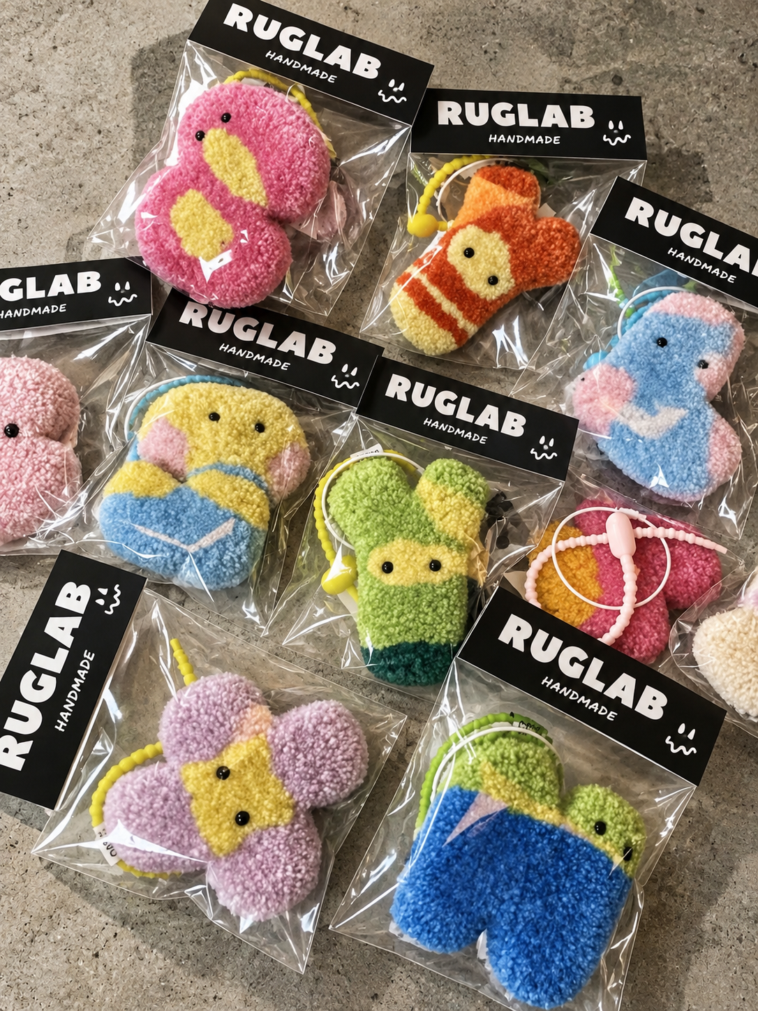 RUGLAB Alphabet Keychain