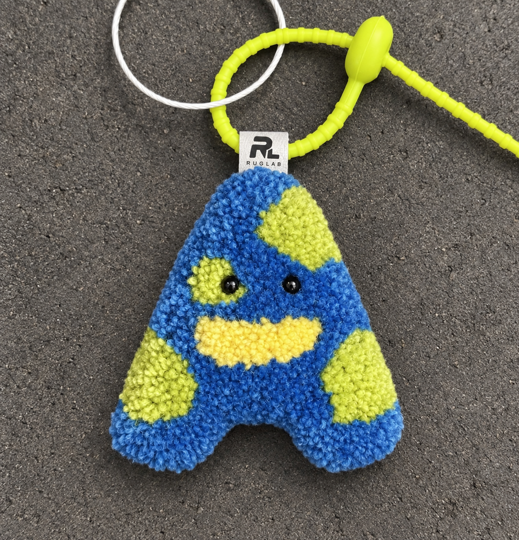 RUGLAB Alphabet Keychain