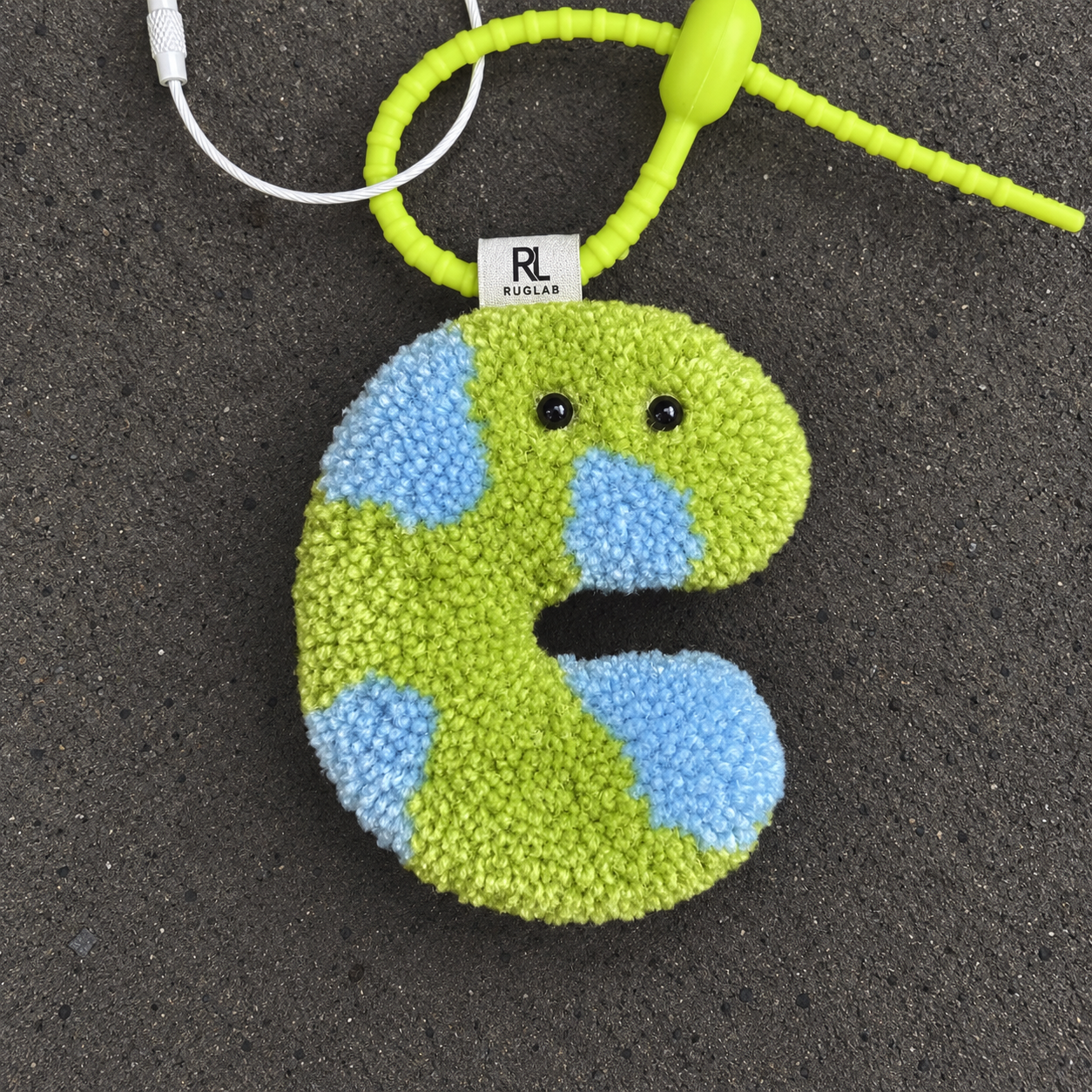RUGLAB Alphabet Keychain