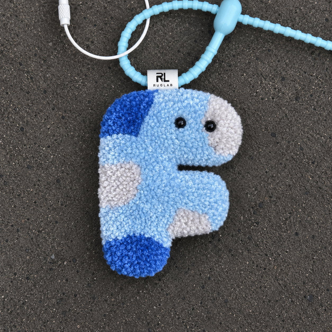 RUGLAB Alphabet Keychain