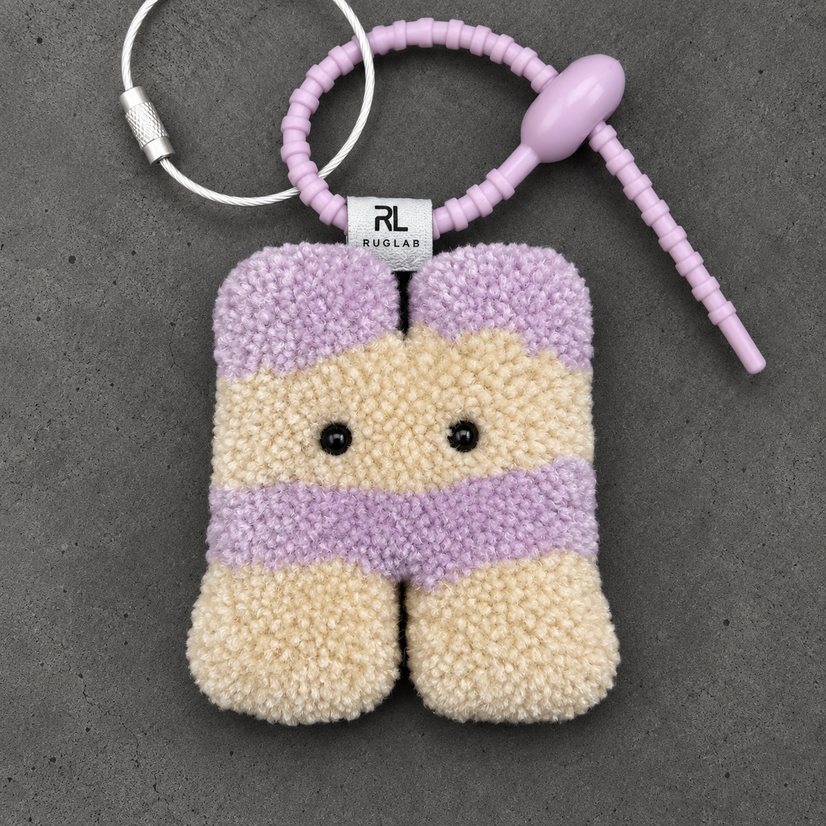 RUGLAB Alphabet Keychain