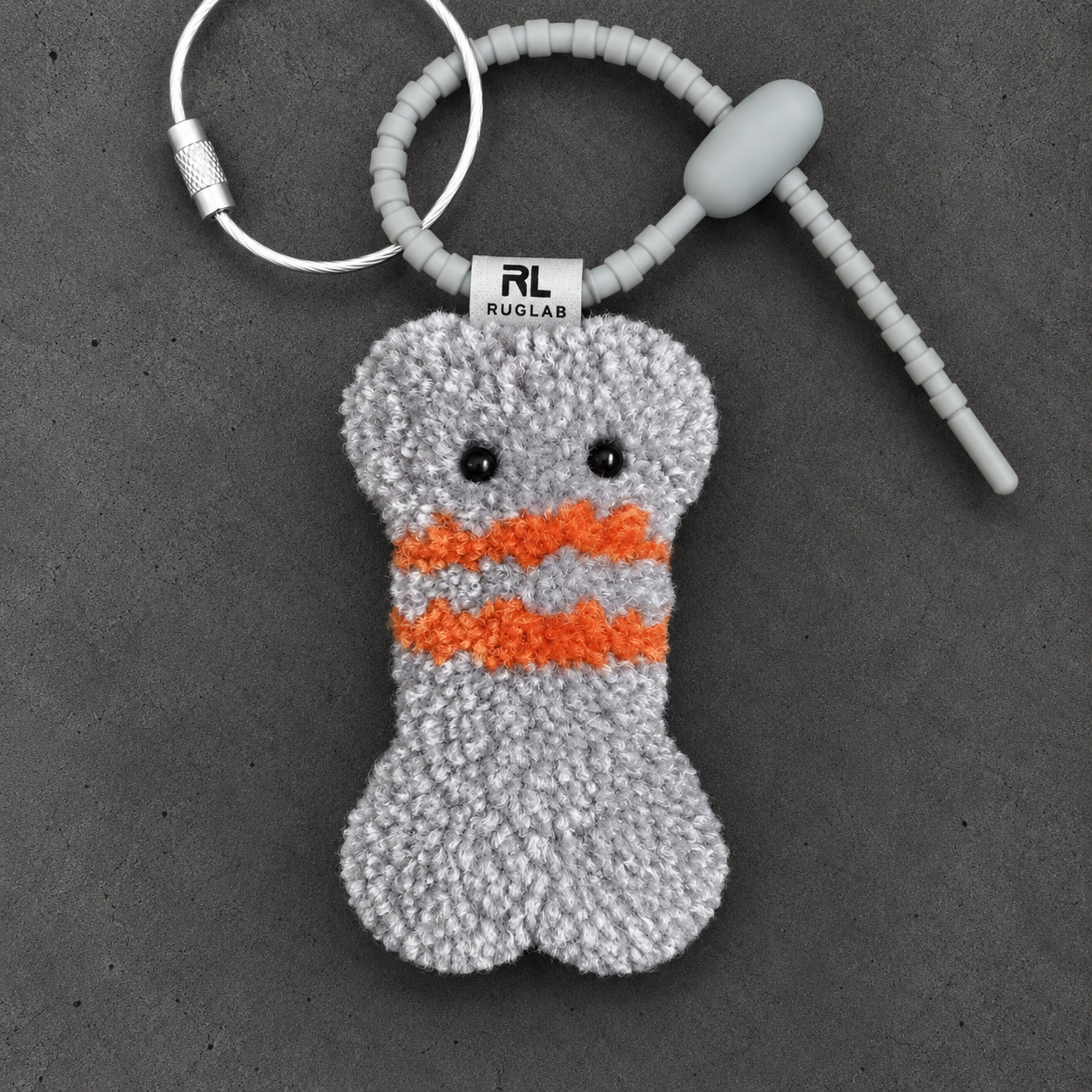 RUGLAB Alphabet Keychain