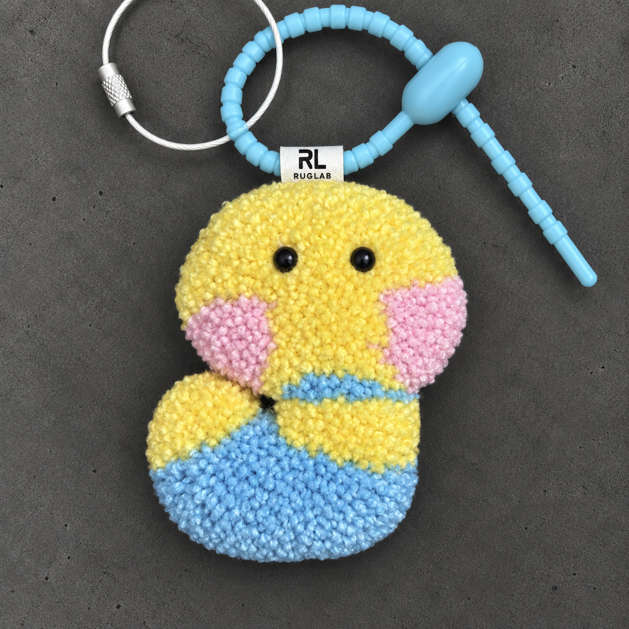 RUGLAB Alphabet Keychain