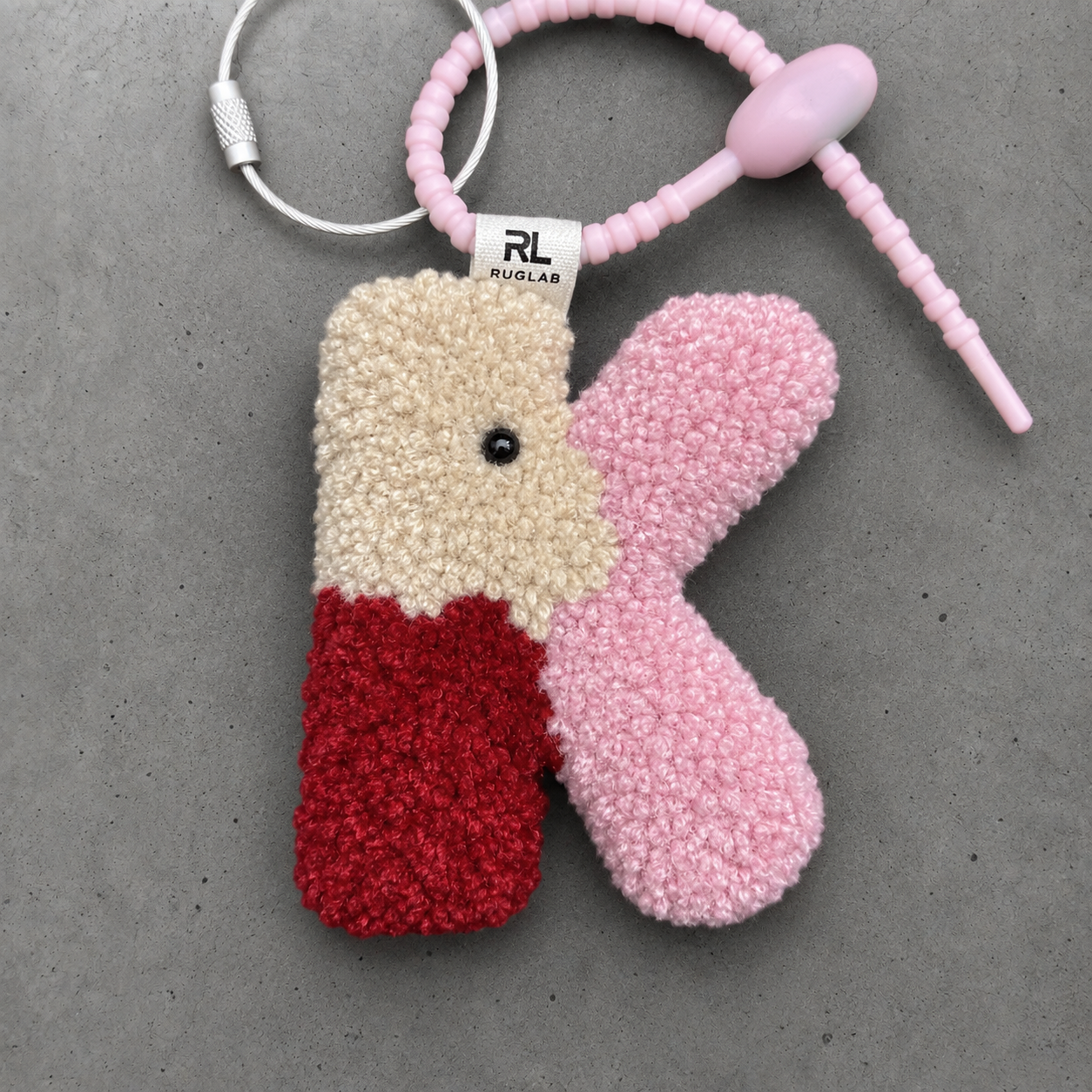 RUGLAB Alphabet Keychain