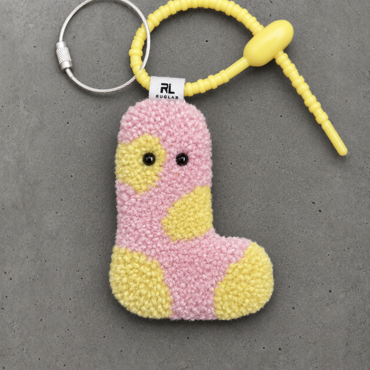 RUGLAB Alphabet Keychain