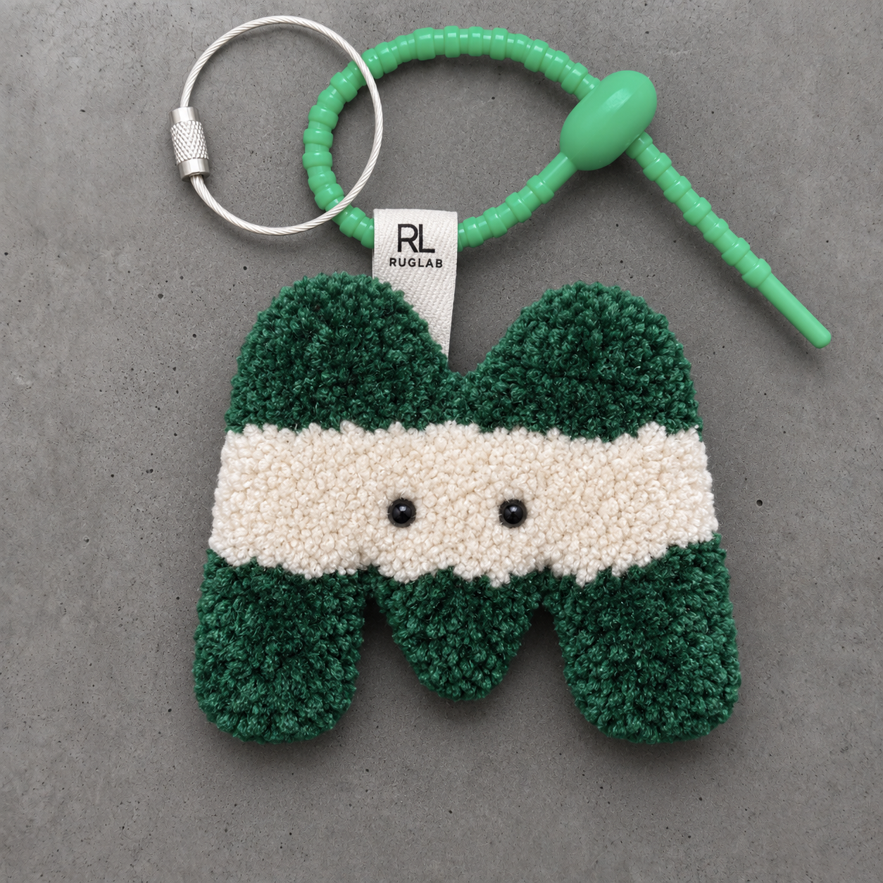 RUGLAB Alphabet Keychain