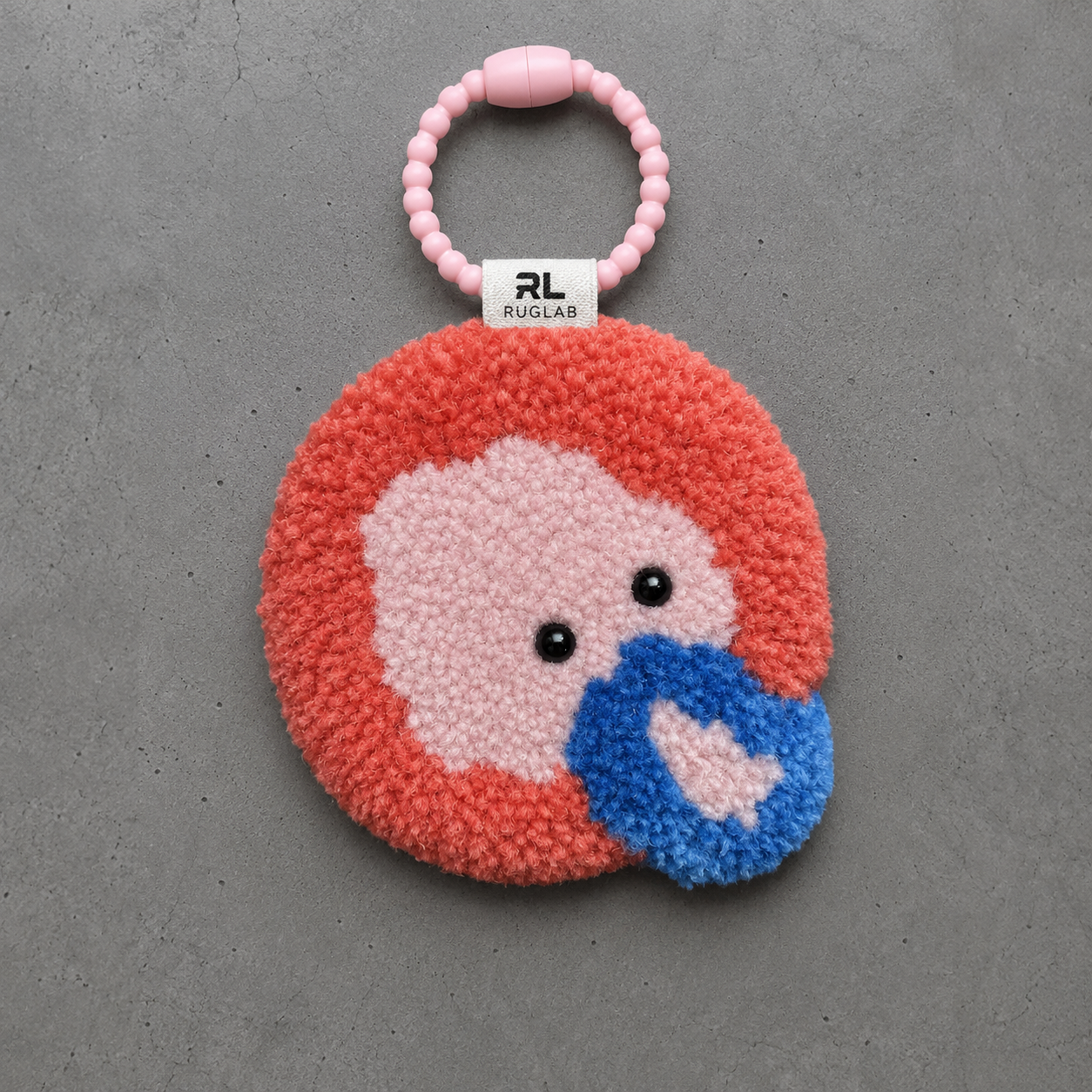 RUGLAB Alphabet Keychain