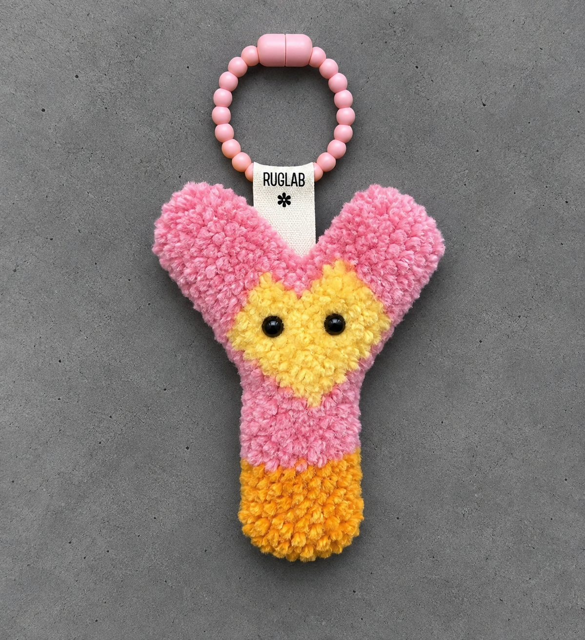 RUGLAB Alphabet Keychain